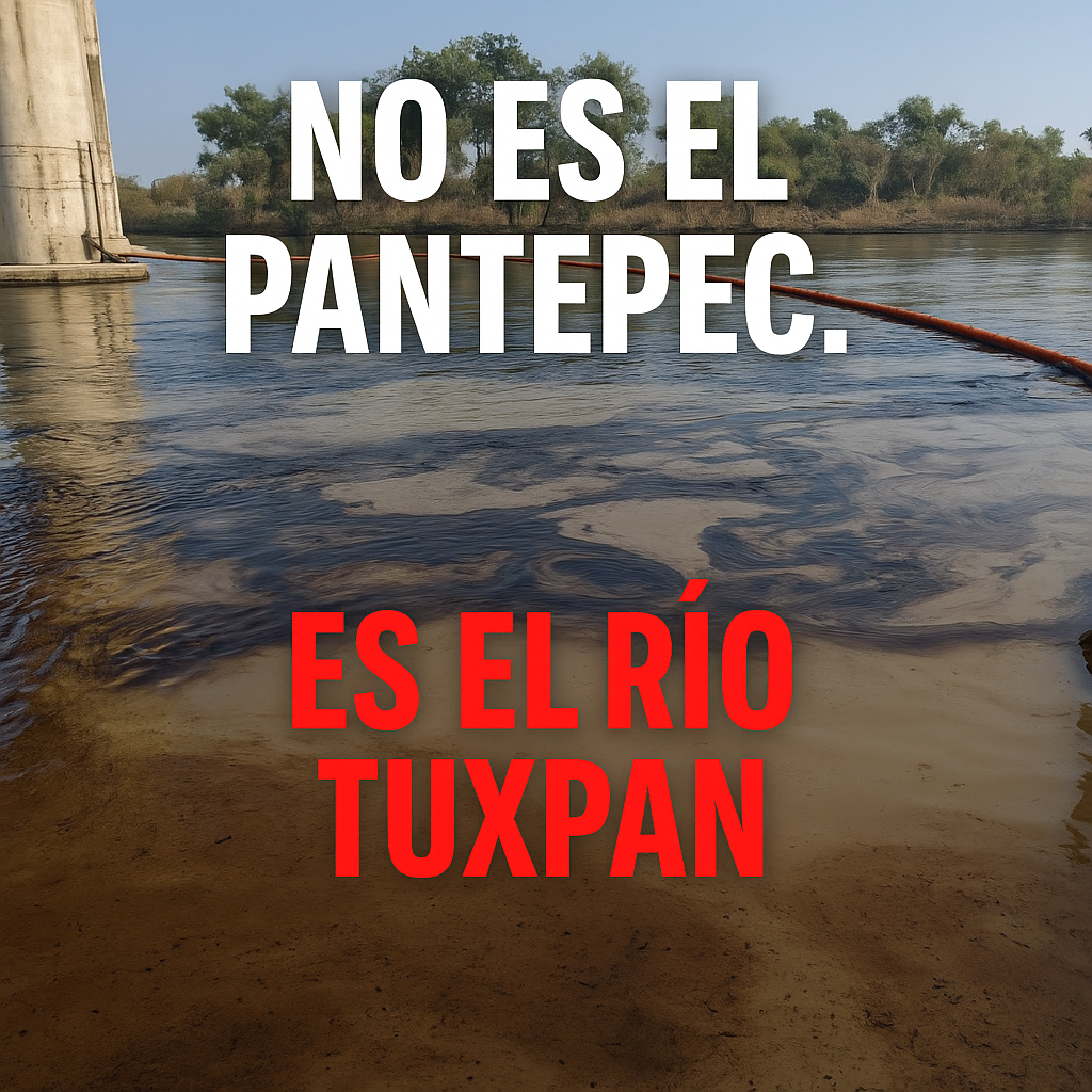 Contaminación en el Río Tuxpan