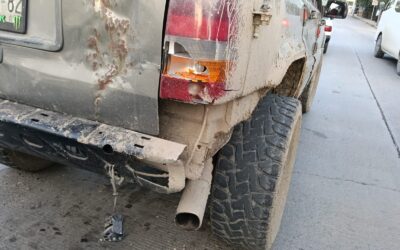 Chocan por por alcance en la Azteca