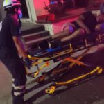 Motociclistas lesionados al derrapar tras atropellar a un perro en la Ochoa