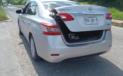 Accidente por alcance en la carretera Tuxpan–Tamiahua