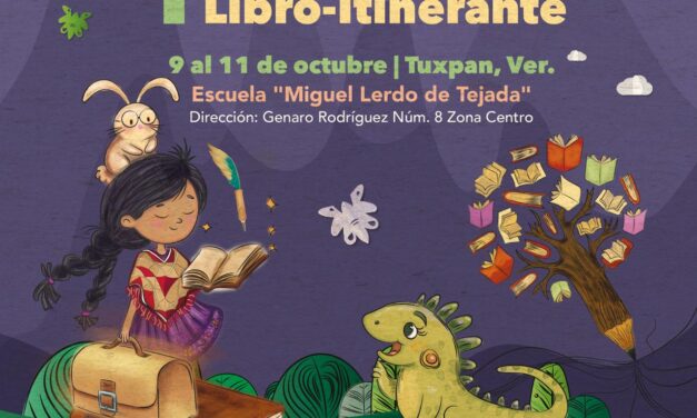Tuxpan será sede de la Primera Feria Regional del Libro Itinerante