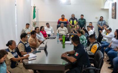 Sesionó el Consejo Municipal de Protección Civil y se tomaron acciones para priorizar la prevención y el auxilio a la población, ante la crecida del río Tuxpan