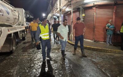 Ayuntamiento pone en marcha la limpieza y saneamiento del bulevar y calles de la zona centro, para una inmediata recuperación