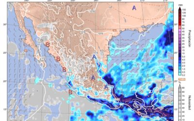 Protección Civil ha emitido un Aviso Especial por aumento del potencial de lluvias y tormentas, a partir de esta tarde de domingo