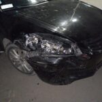 Choque por alcance frente a la Quinta Zona Naval deja solo daños materiales