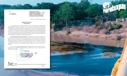 SEMAR emite aviso de precaución por presencia de hidrocarburo en el río Tuxpan