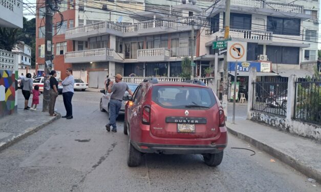Choque mañanero en la Pavón