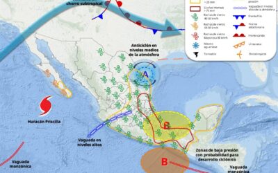 ¡Tome precauciones! Este miércoles y jueves se esperan lluvias torrenciales en Tuxpan
