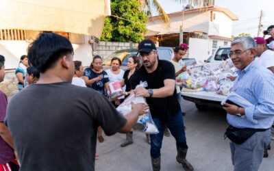 La ayuda sigue llegando: Cortina fortalece la recuperación de colonias y comunidades tuxpeñas