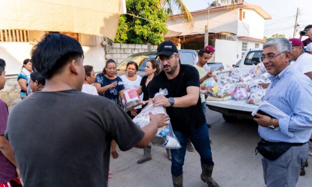 La ayuda sigue llegando: Cortina fortalece la recuperación de colonias y comunidades tuxpeñas