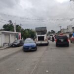 Choque en el libramiento López Mateos deja daños materiales durante el Frente Frío No. 11