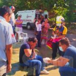 Mujer resulta herida tras caída en la colonia Centro de Tuxpan