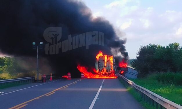 Carreterazo en la Tuxpan–Tampico deja un herido de gravedad y otro con crisis nerviosa