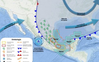 Gobierno de Tuxpan recomienda tomar precauciones por las lluvias que estará generando el Frente Frío 16