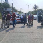 Choque entre taxi y automóvil particular deja lesionados en el libramiento Adolfo López Mateos