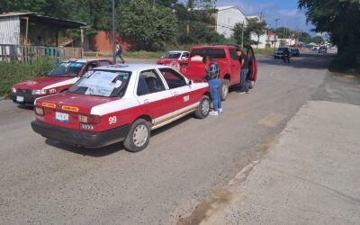 ¡Hasta Taxis de Cerro Azul vienen a Chocar a Tuxpan