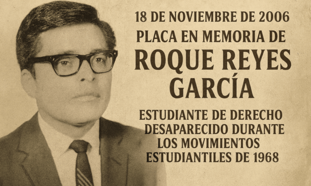 18 de noviembre de 2006: Tuxpan honra la memoria de Roque Reyes García