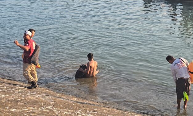 Queria atravesar el Río Tuxpan y casi se ahoga