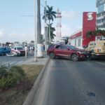 Ahora taxistas de Potrero vienen a chocar a Tuxpan; percance sin lesionados en Reyes Heroles