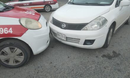 Choque en la carretera Tuxpan–Tampico frente a Casa Bella; no hubo lesionados