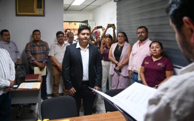Nuevo titular del Registro Civil Tuxpan