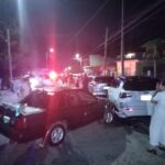 Choque nocturno en Santiago de la Peña