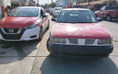 El mañanero fue entre taxistas: se dieron un “besito de cachete” en López Mateos