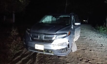 ¡Se salió del camino en la Tuxpan–Tamiahua!