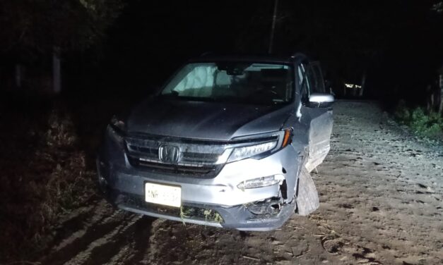 ¡Se salió del camino en la Tuxpan–Tamiahua!