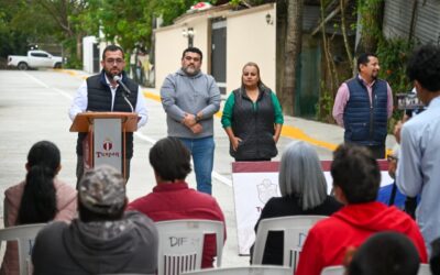Gobierno de Tuxpan inaugura la pavimentación con concreto hidráulico de la calle Venezuela, en la colonia Salinas de Gortari