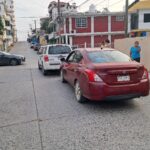 Accidente vial deja personas con lesiones leves en la colonia Rosa María