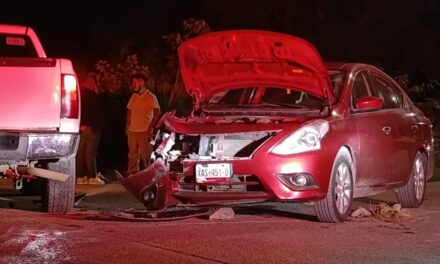 Chocan en el camino a Juan Lucas