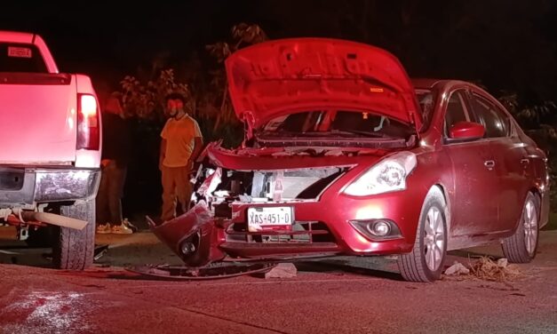 Chocan en el camino a Juan Lucas
