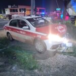 EN LA MADRUGADA: Choque entre ANDRESES en La Mata