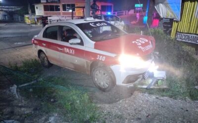 EN LA MADRUGADA: Choque entre ANDRESES en La Mata