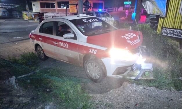 EN LA MADRUGADA: Choque entre ANDRESES en La Mata
