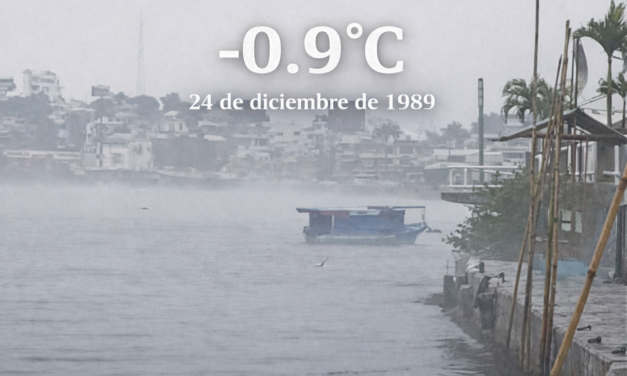 24 de diciembre de 1989 — Una Nochebuena histórica por el frío en Tuxpan