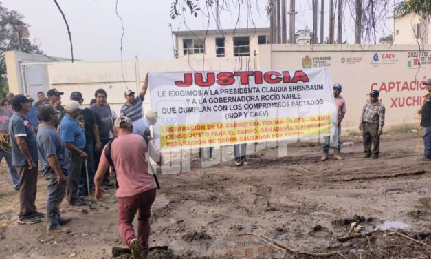 Comunidades toman las bombas de captación en Xúchitl: advierten que Tuxpan podría quedarse sin agua
