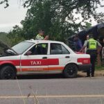 Guardia Nacional retiene taxi por aparente reporte de robo