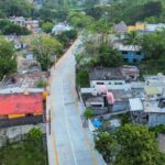 Gobierno de Tuxpan inaugura 2 obras de pavimentación con concreto hidráulico y otra de guarniciones y banquetas