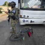 Ciclista de la tercera edad resulta lesionado tras ser impactado por autobús en Tuxpan