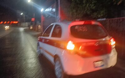Taxi se pasa el alto y provoca choque en la avenida Cuauhtémoc, en Tuxpan