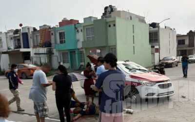 Taxista provoca accidente y deja a motociclista lesionado en Cabo Rojo
