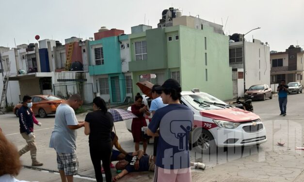 Taxista provoca accidente y deja a motociclista lesionado en Cabo Rojo