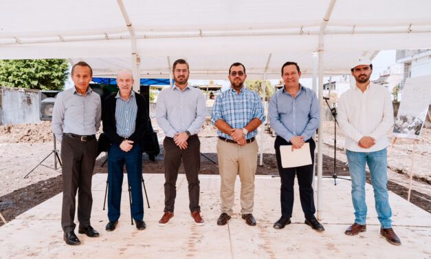 Daniel Cortina participa en banderazo de inicio de obra de la nueva terminal de Grupo Estrella Blanca en Tuxpan