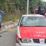 Motociclista persigue a taxista y lo agrede tras percance vial en Tuxpan