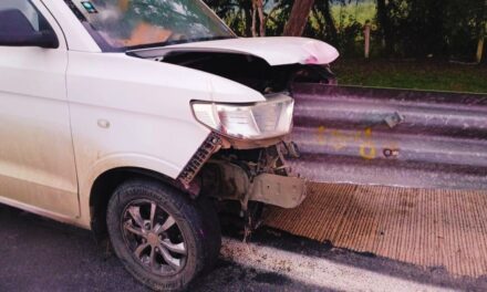 ¡Le atravesó todo el Fierro en la México-Tuxpan!