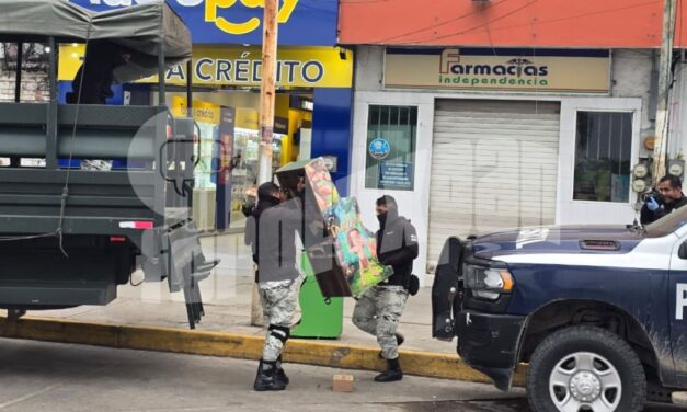 Aseguran máquinas tragamonedas tras operativo federal en el centro de Tuxpan