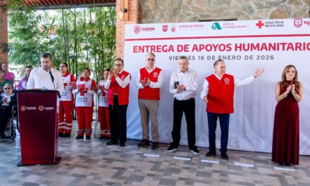 CRUZ ROJA MEXICANA ENTREGA ENSERES DOMÉSTICOS A FAMILIAS AFECTADAS POR INUNDACIONES EN TUXPAN