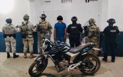 Cae presunto «raterillo»: circulaba en motocicleta con reporte de robo